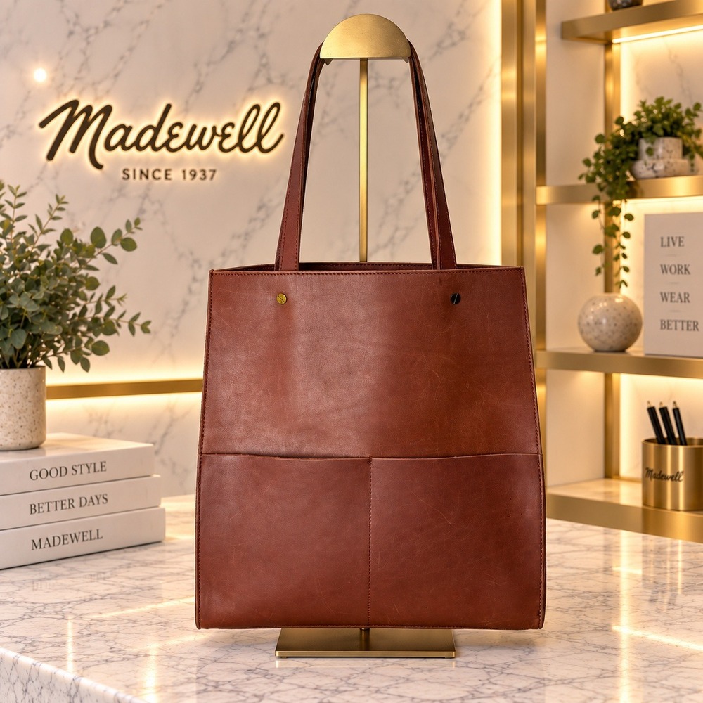 Madewell The Passenger Convertible Leather Tote